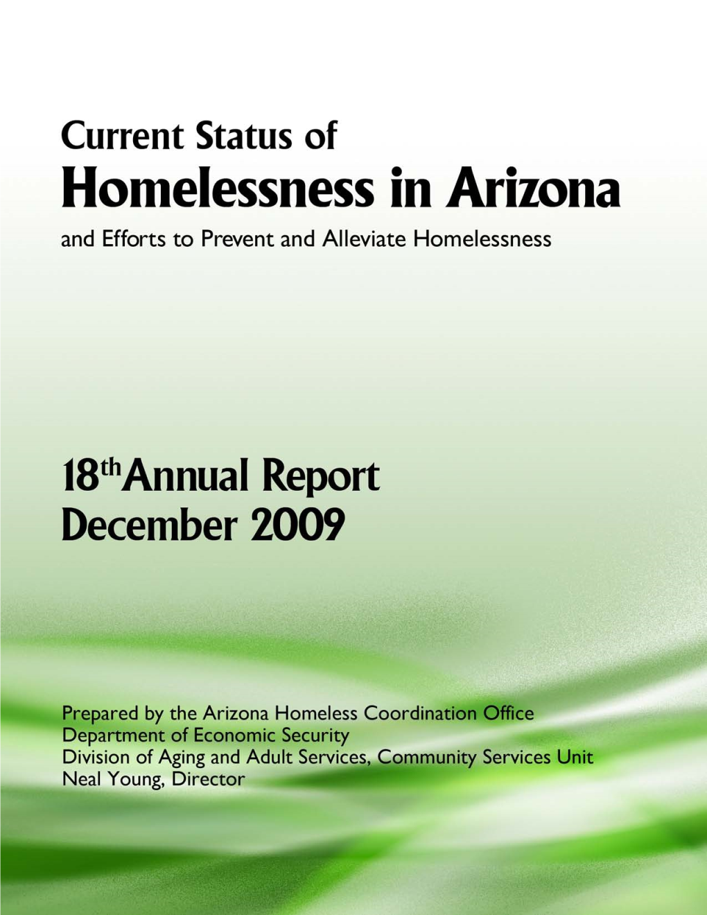 Current Status of Homelessness in Arizona 2009