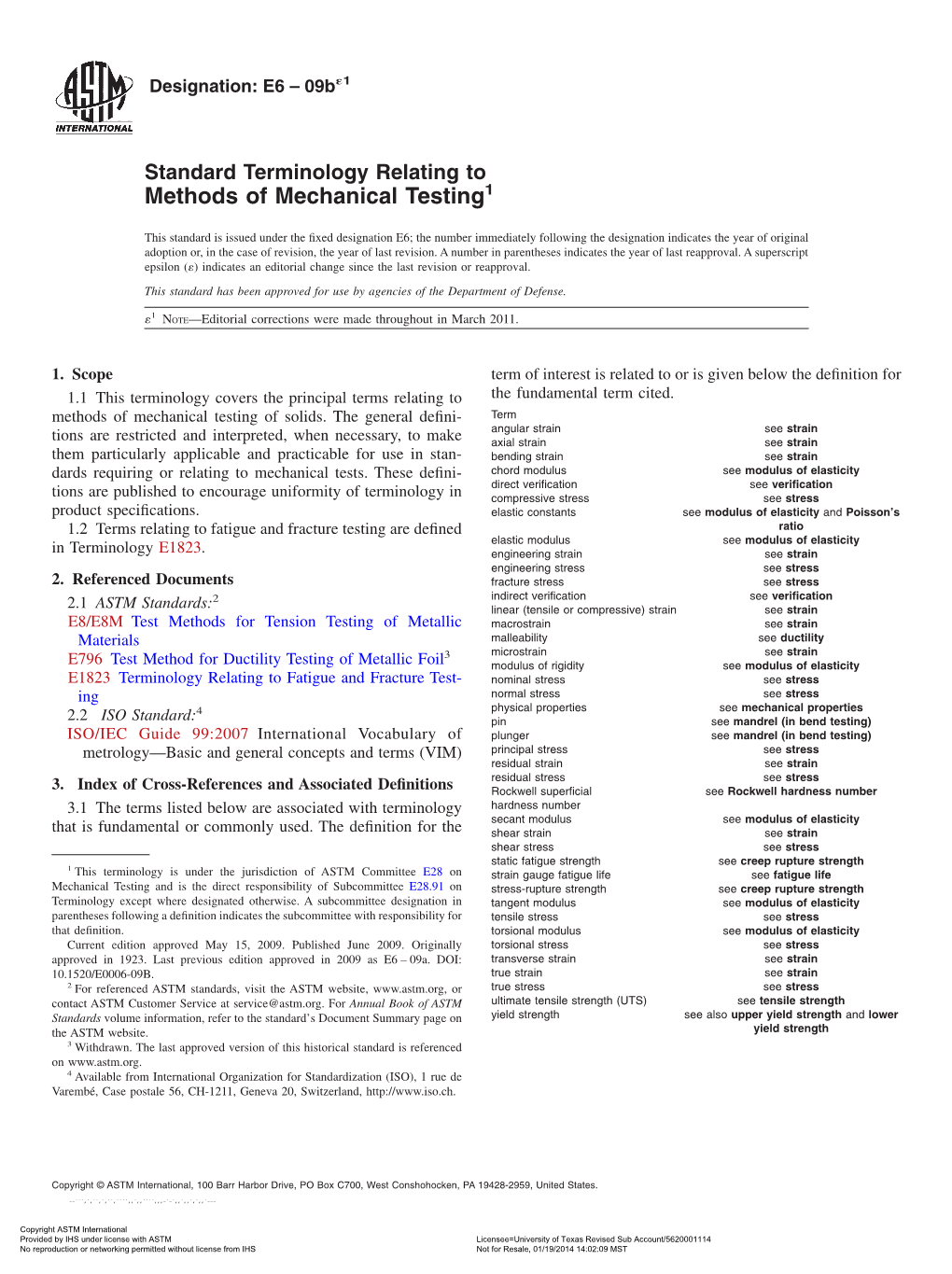 Methods of Mechanical Testing1