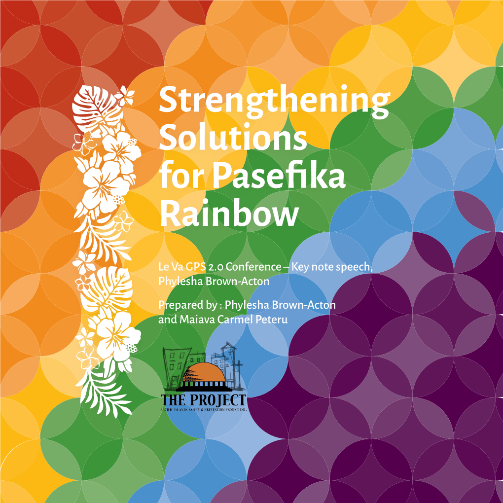 Strengthening Solutions for Pasefika Rainbow