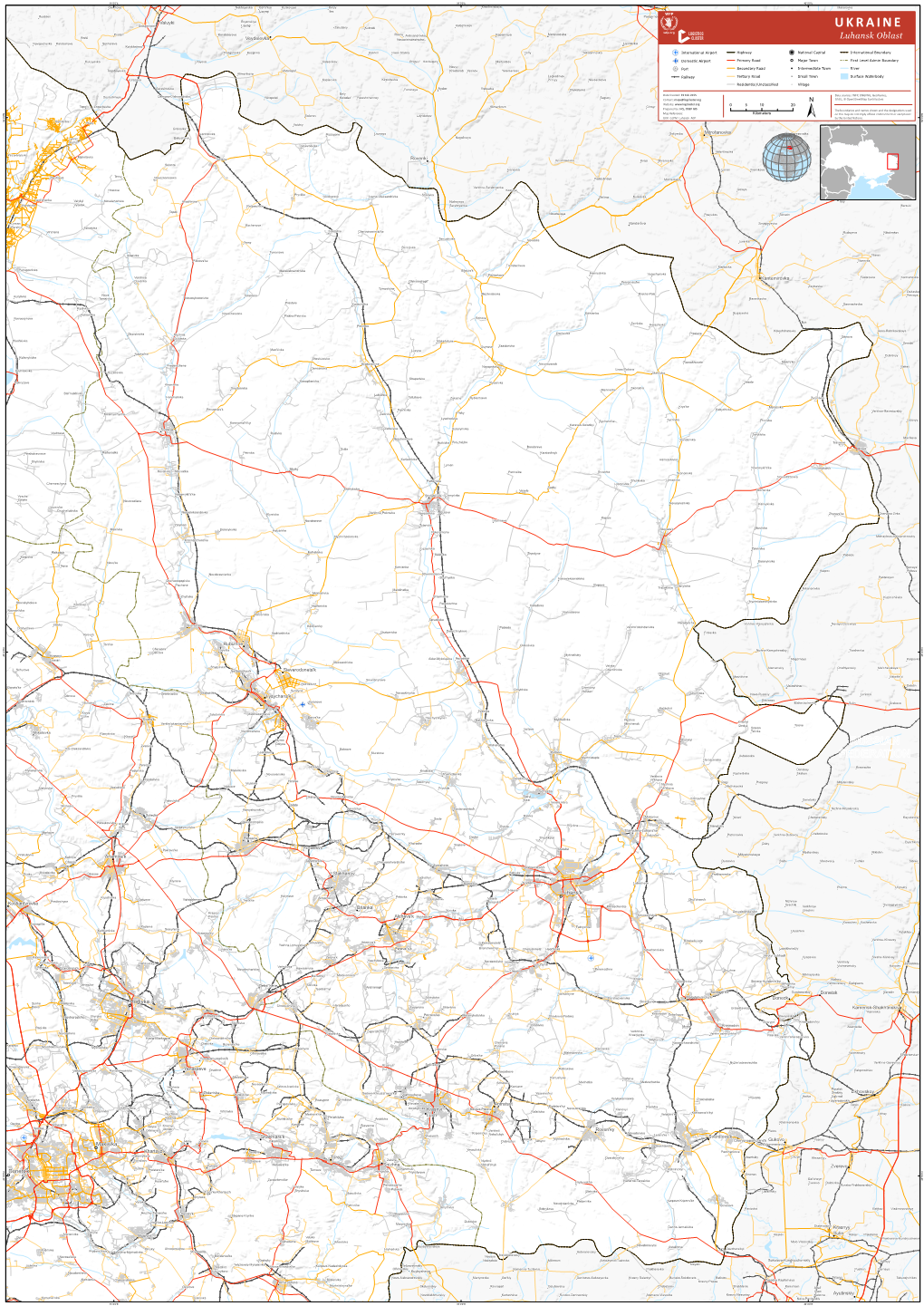 UKRAINE Luhansk Oblast