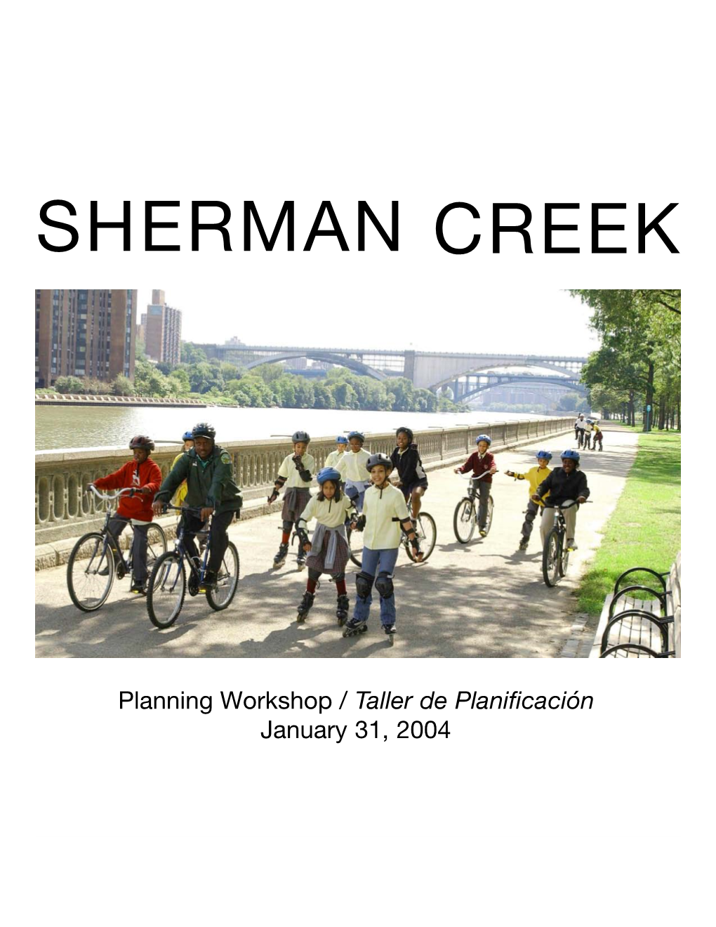 Sherman Creek Planning Workshop Booklet