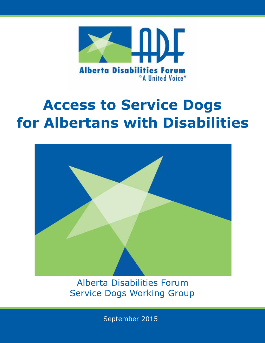 Access to Service Dogs for Albertans with Disabilities