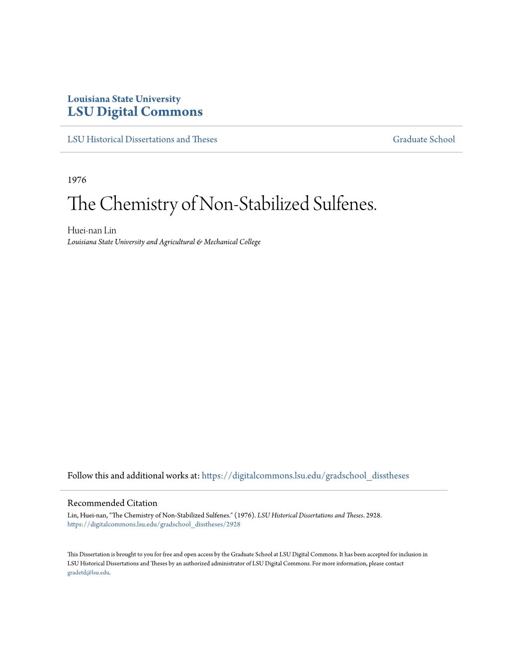 The Chemistry of Non-Stabilized Sulfenes