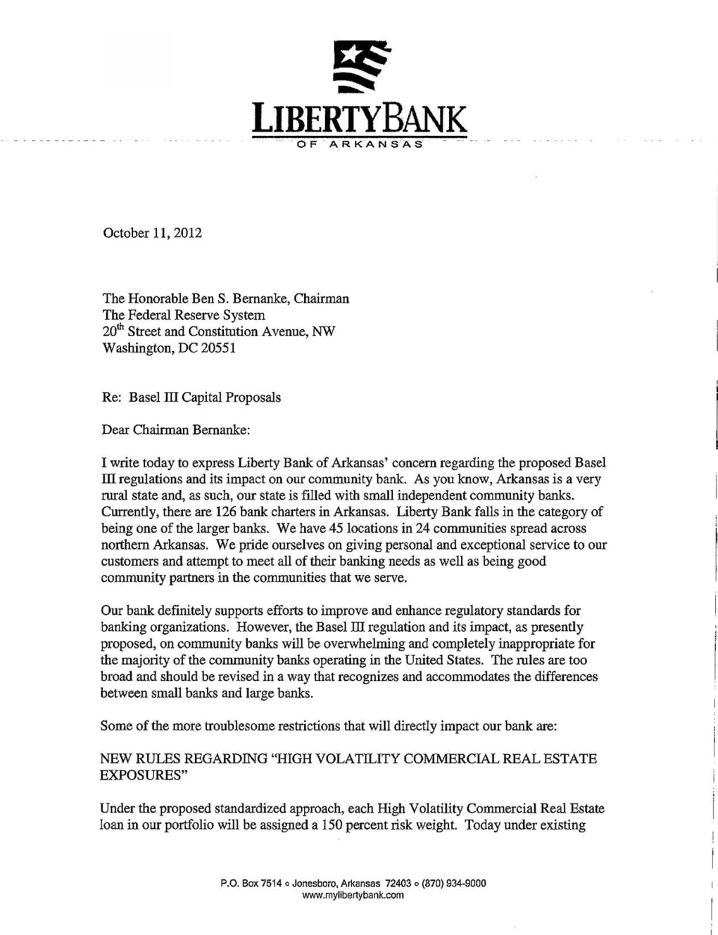 Libertybank of Arkansas