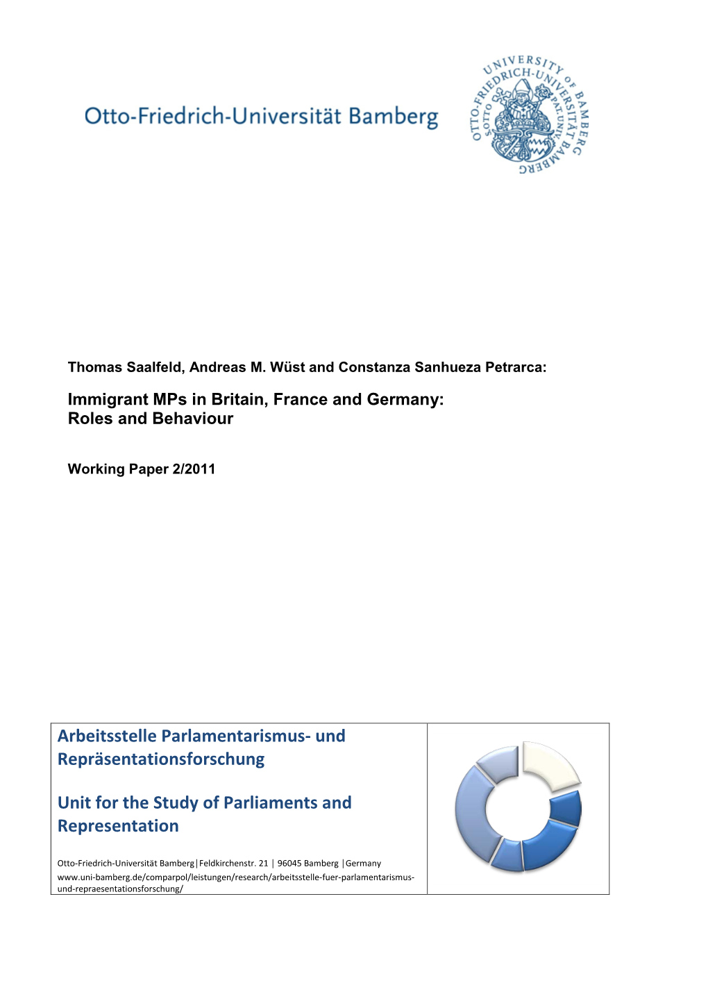 Migrant and Ethnic Minority Mps in Britain, Germany, France and Sweden