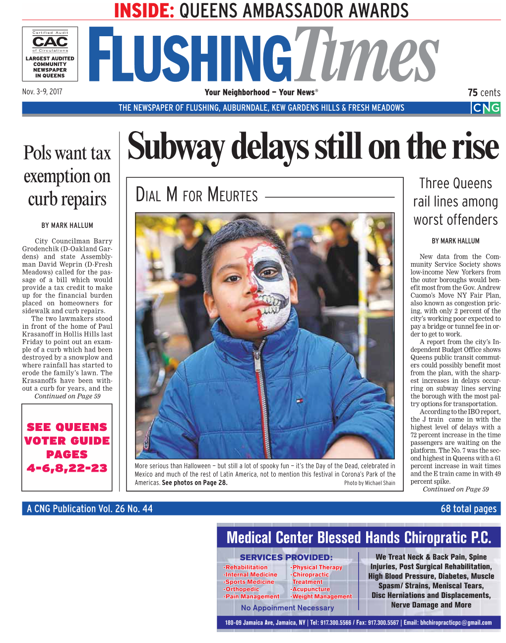 Subway Delays Still on the Rise Exemption on Three Queens Curb Repairs DIAL M for MEURTES Rail Lines Among