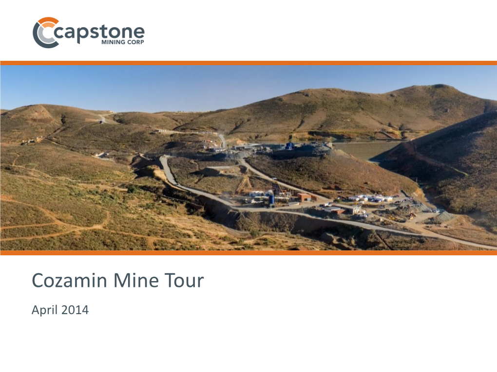 Cozamin Mine Tour April 2014