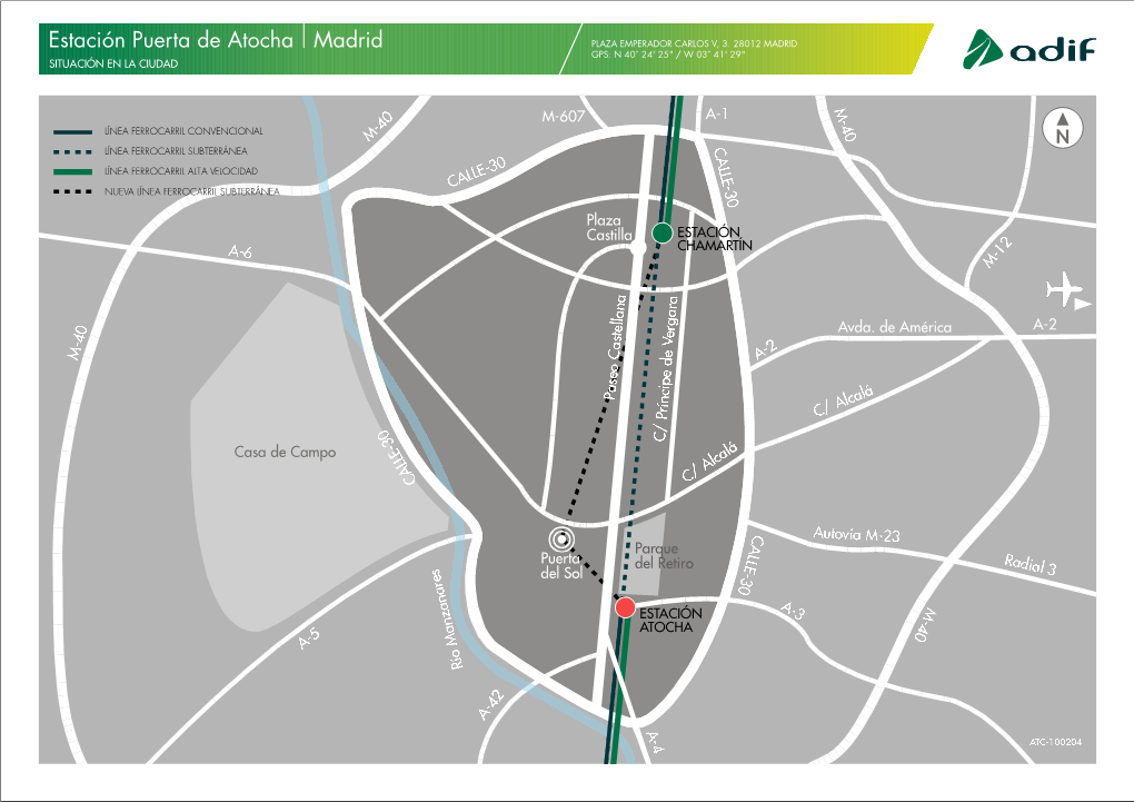 Estación Puerta De Atocha Madrid PLAZA EMPERADOR CARLOS V, 3