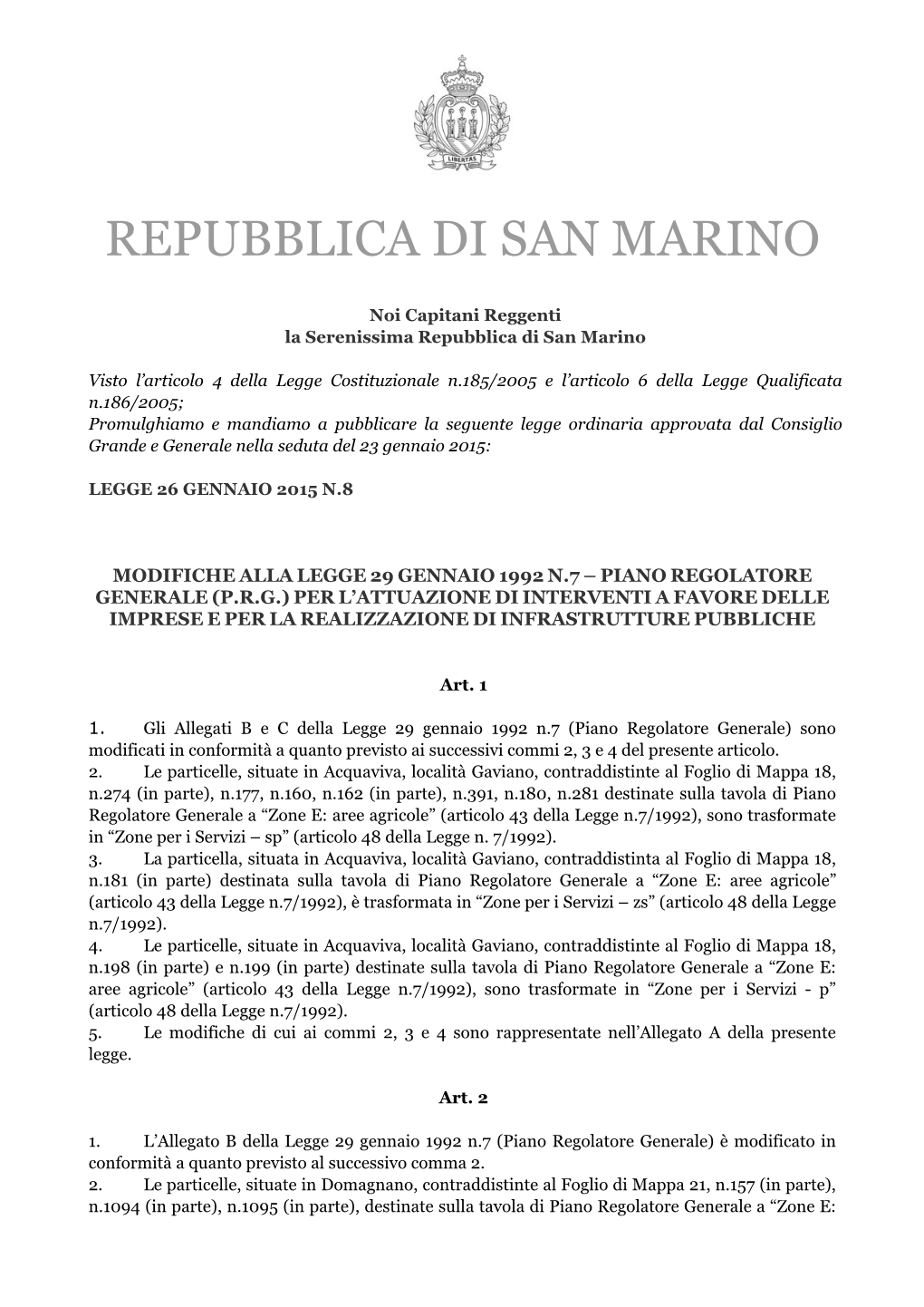 Repubblica Di San Marino