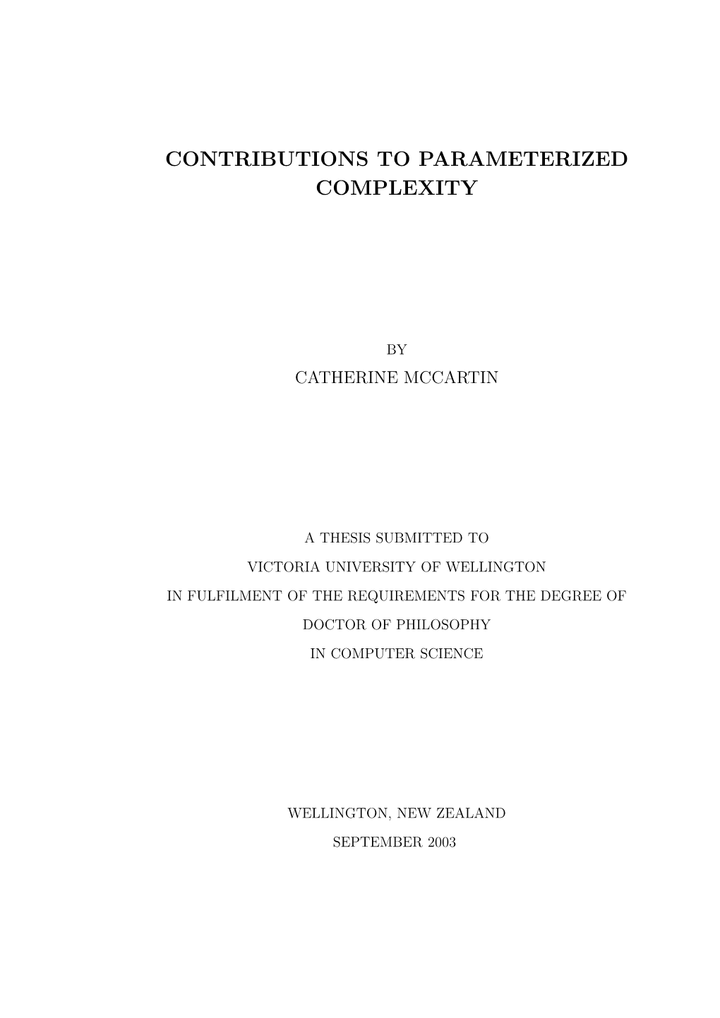 Catherine's Thesis