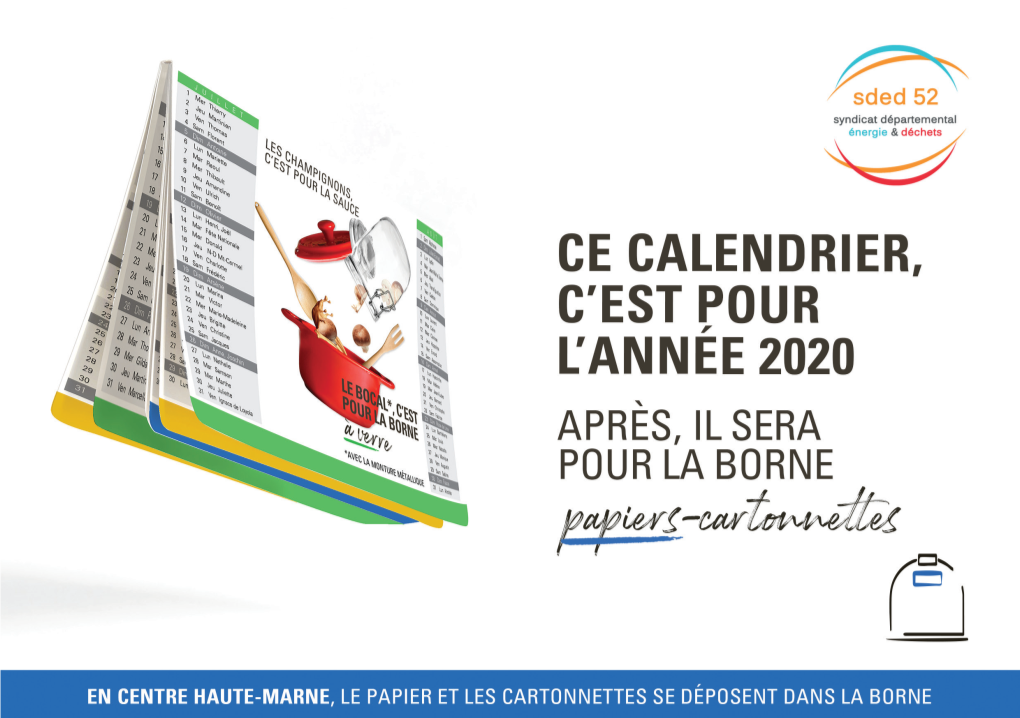 Calendrier De Collecte 2020