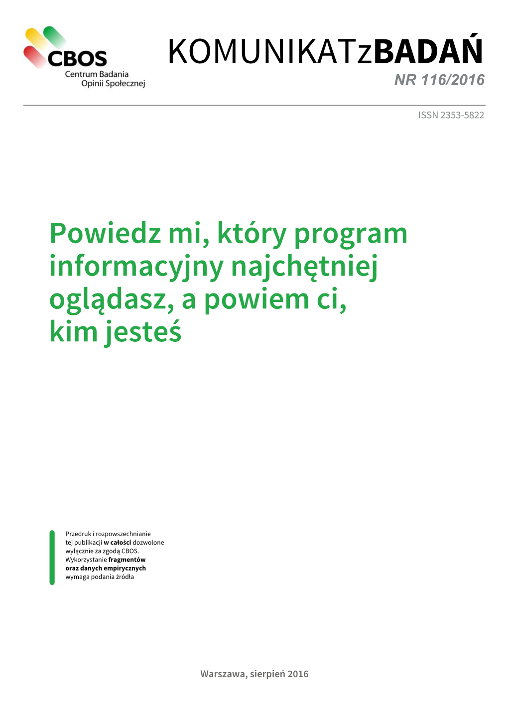 Komunikatzbadań NR 116/2016