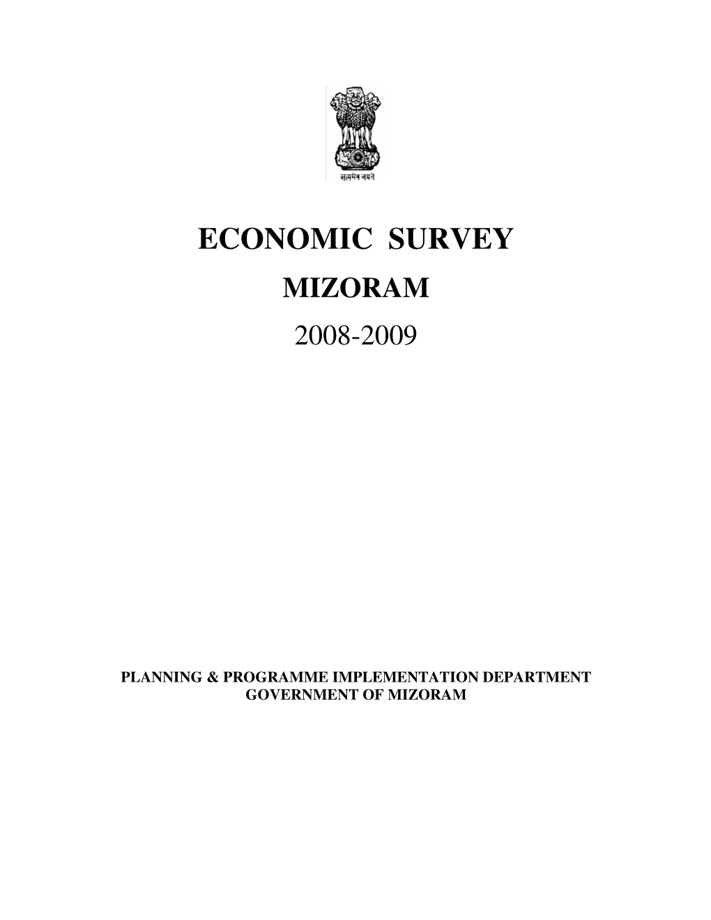 Economic Survey 2008-09