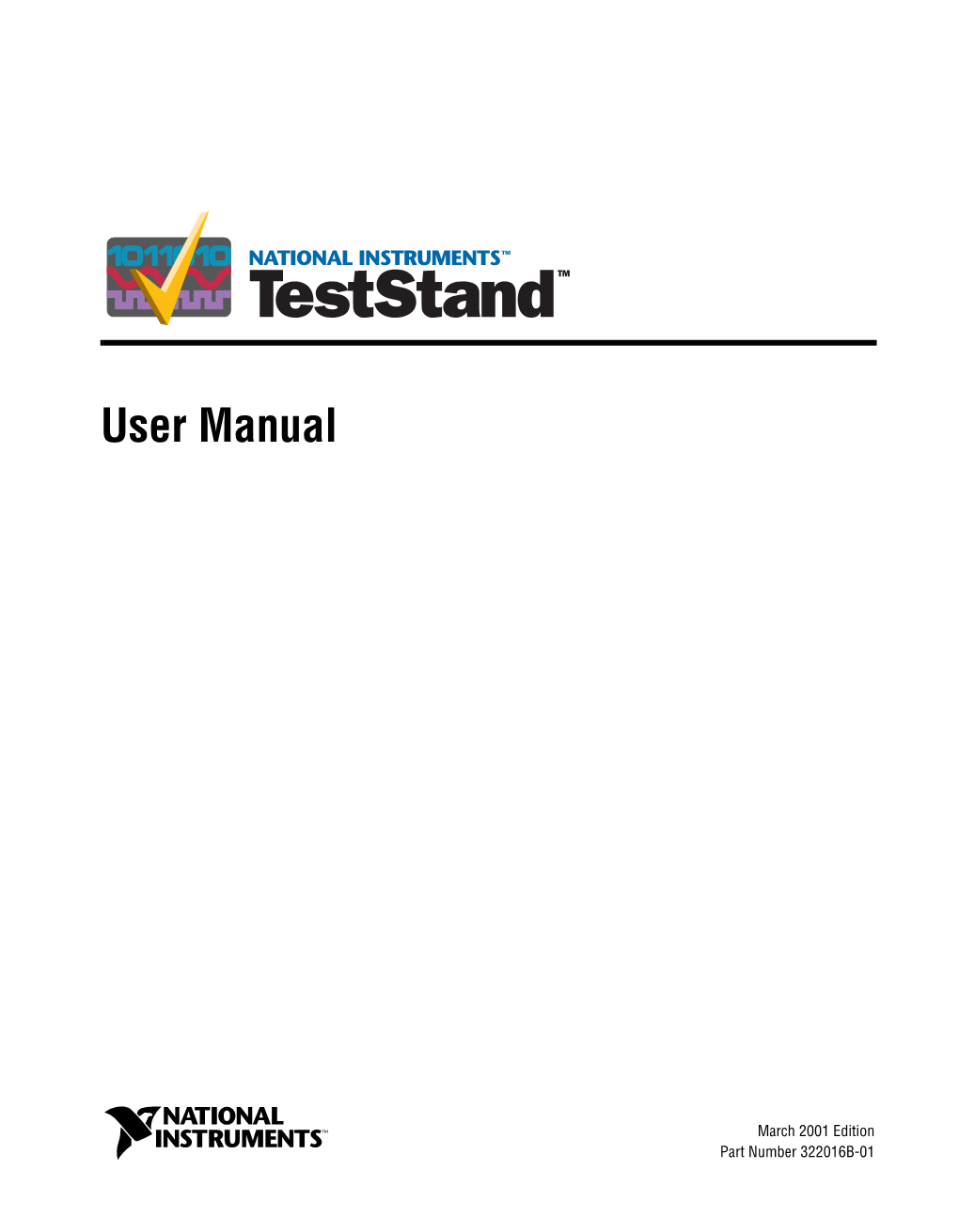 Archived: Teststand User Manual