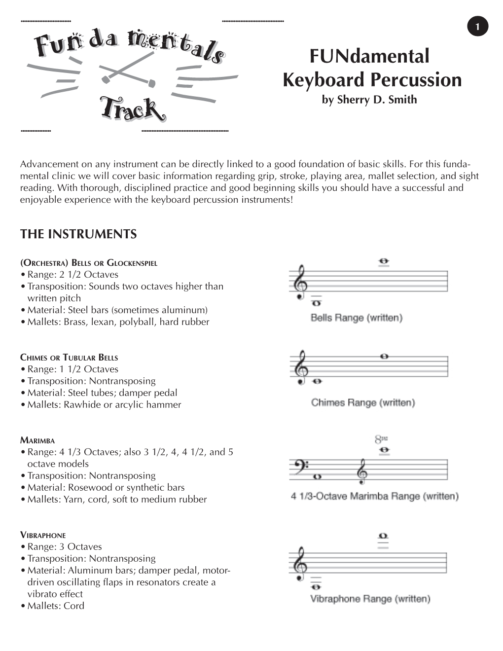 Fundamental Keyboard Percussion