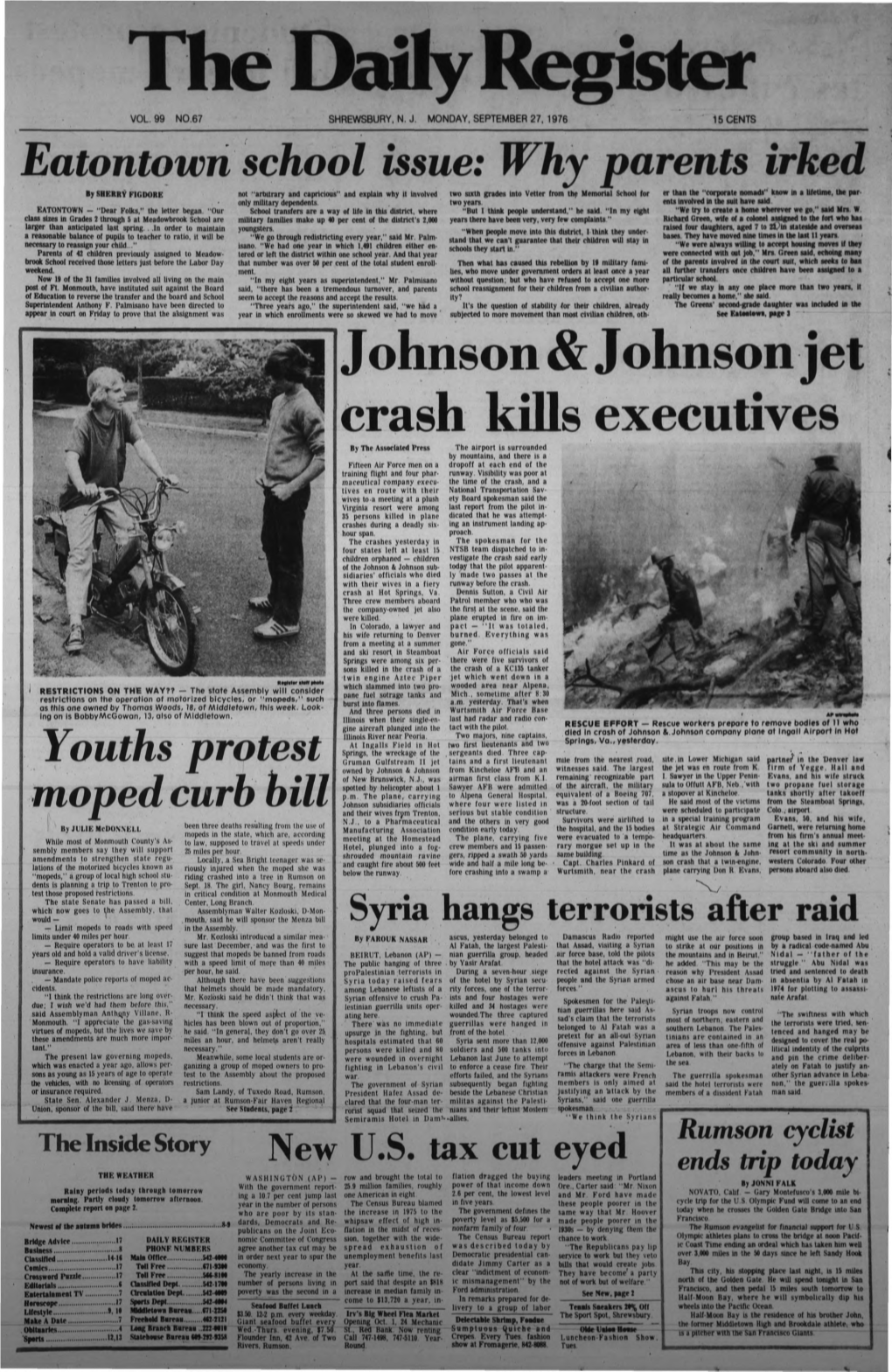Johnson & Johnson Jet Crash Kills Executives