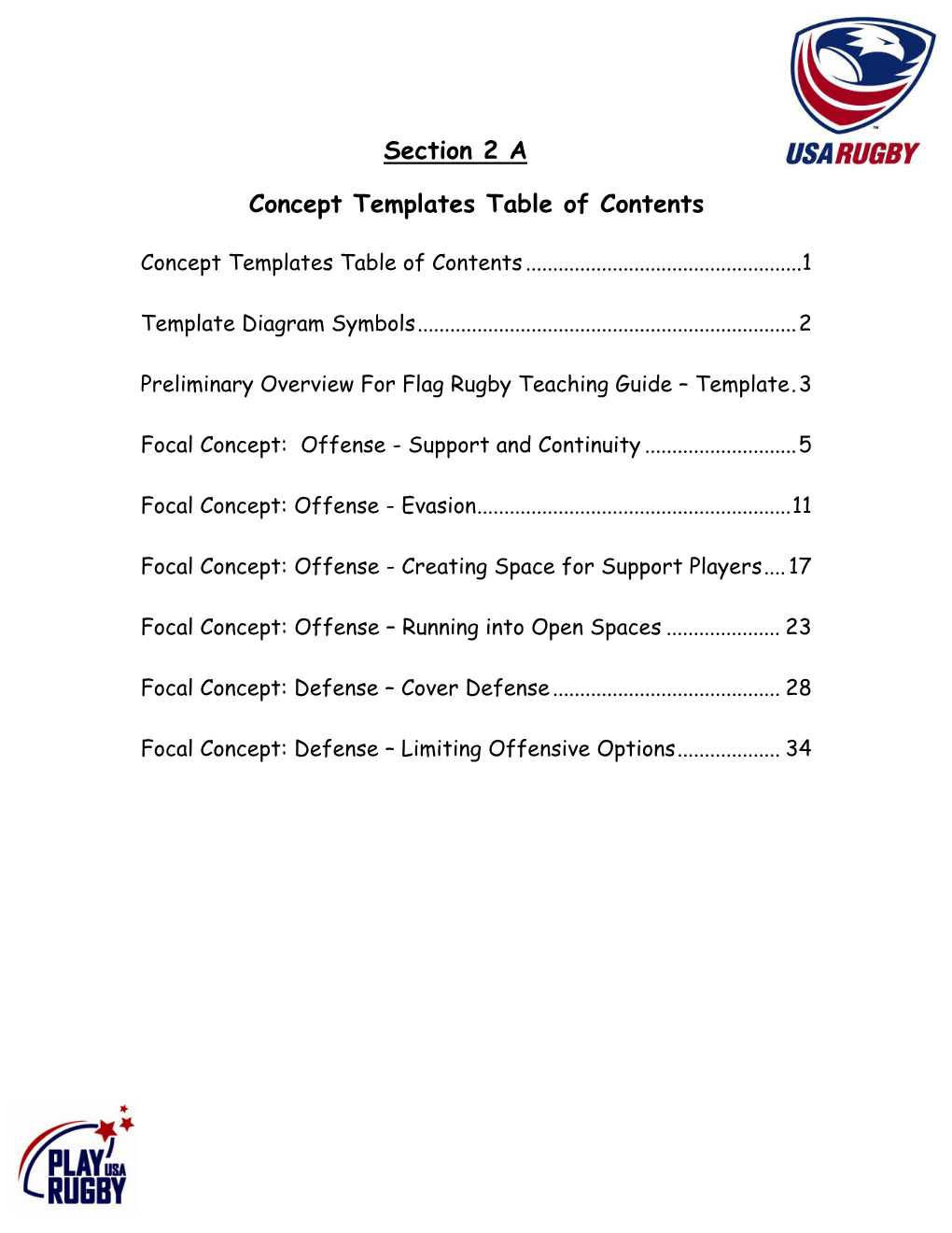 Flag Rugby Curriculum to Their Students