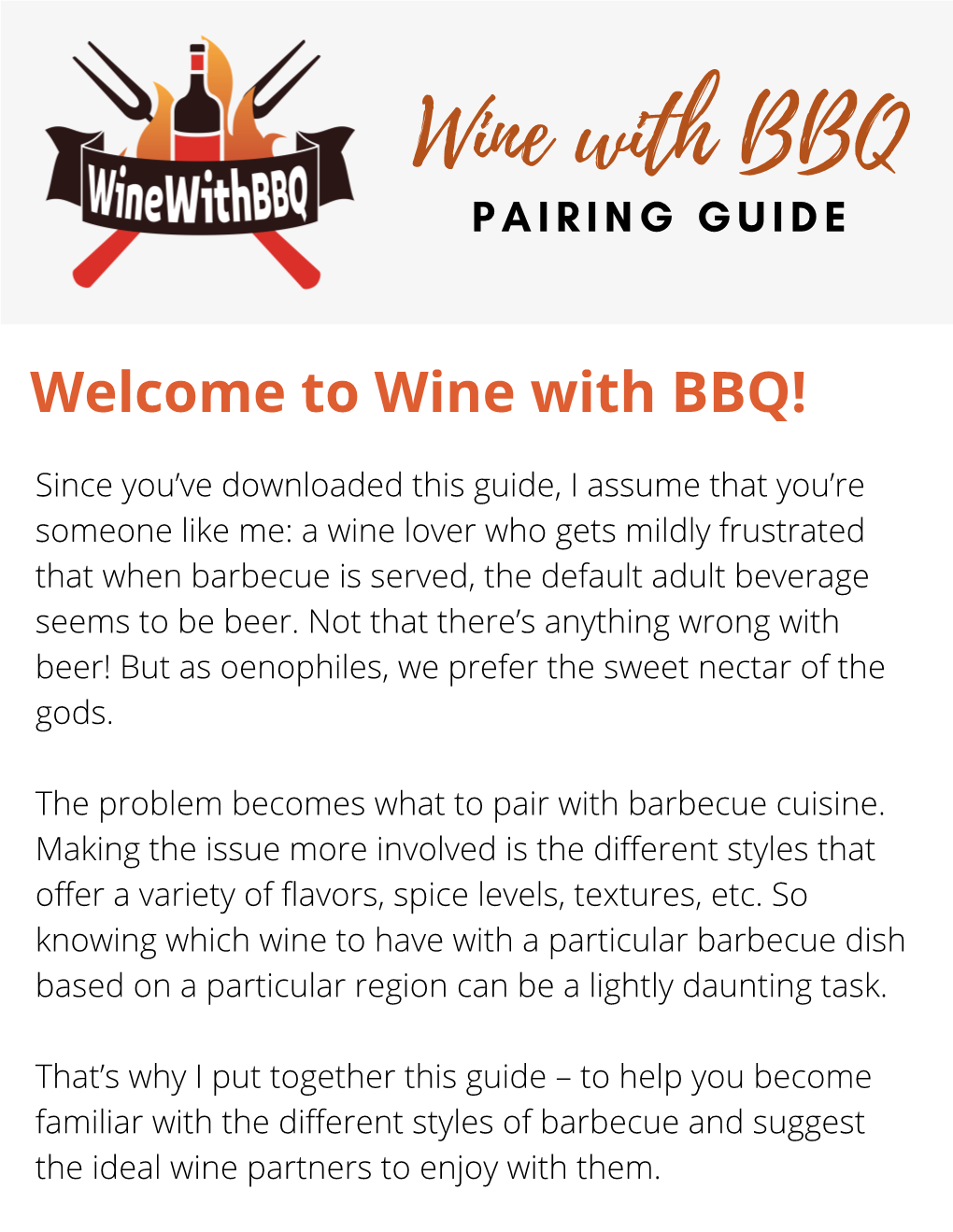 Welcome to Wine with BBQ!