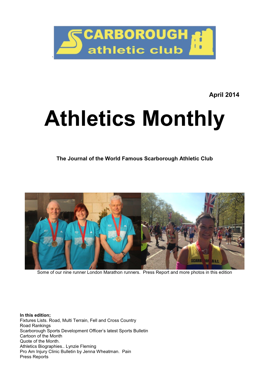 Athletics Monthly