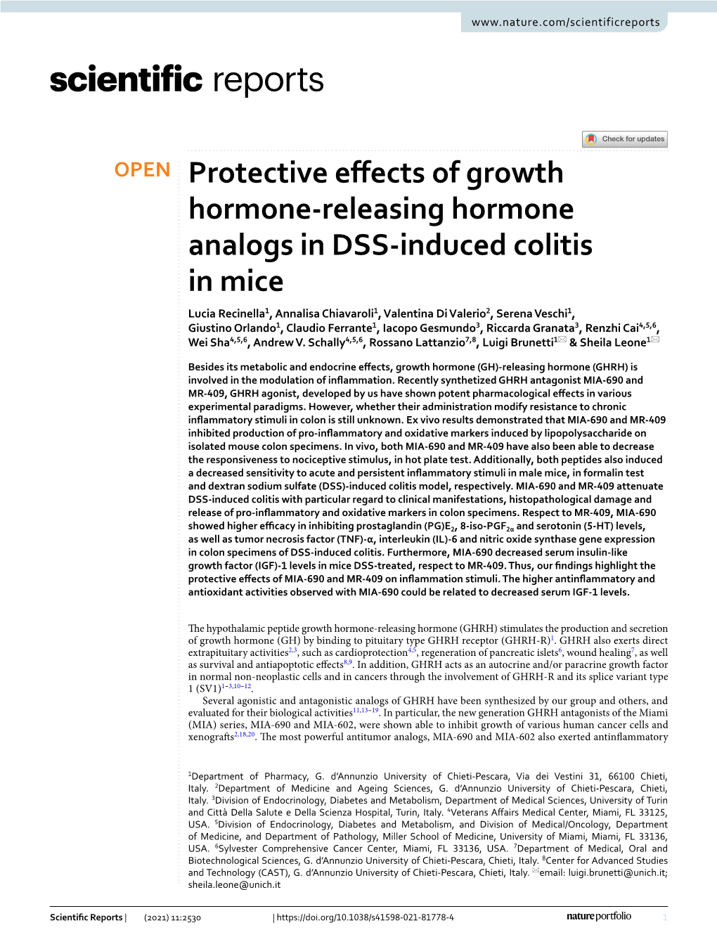 Protective Effects of Growth Hormone-Releasing Hormone