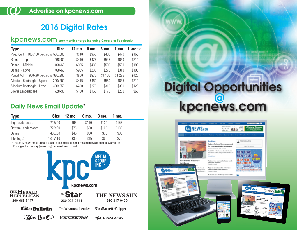 Kpcnews.Com @ 2016 Digital Rates