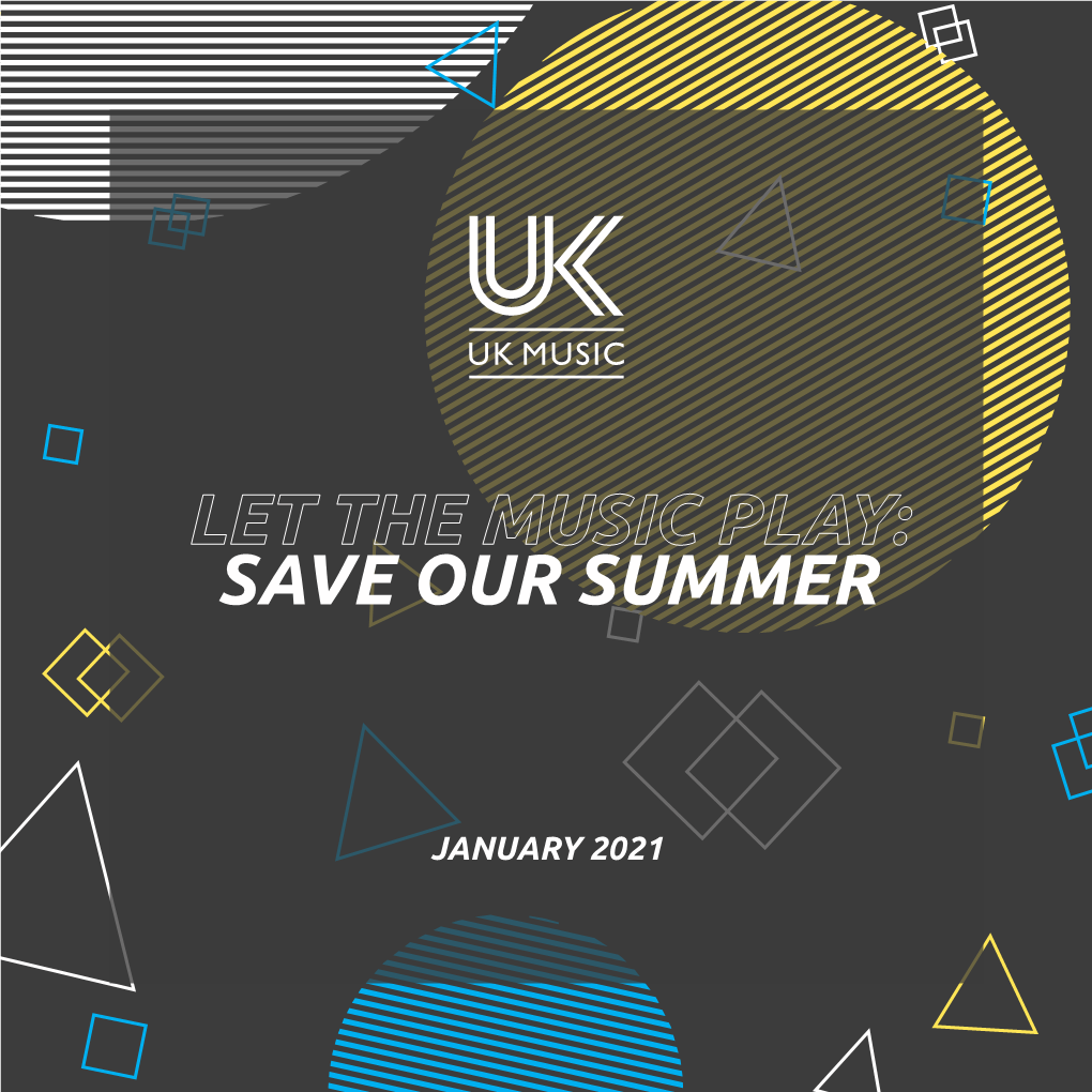Let the Music Play Save Our Summer 2021