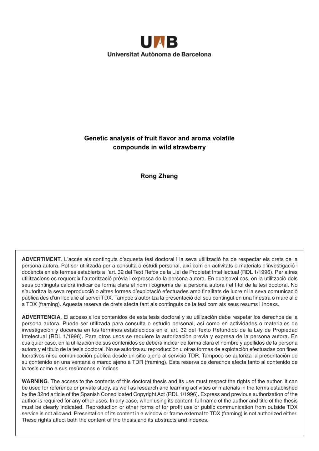 Genetic Analysis of Fruit Flavor and Aroma Volatile Compounds in Wild Strawberry