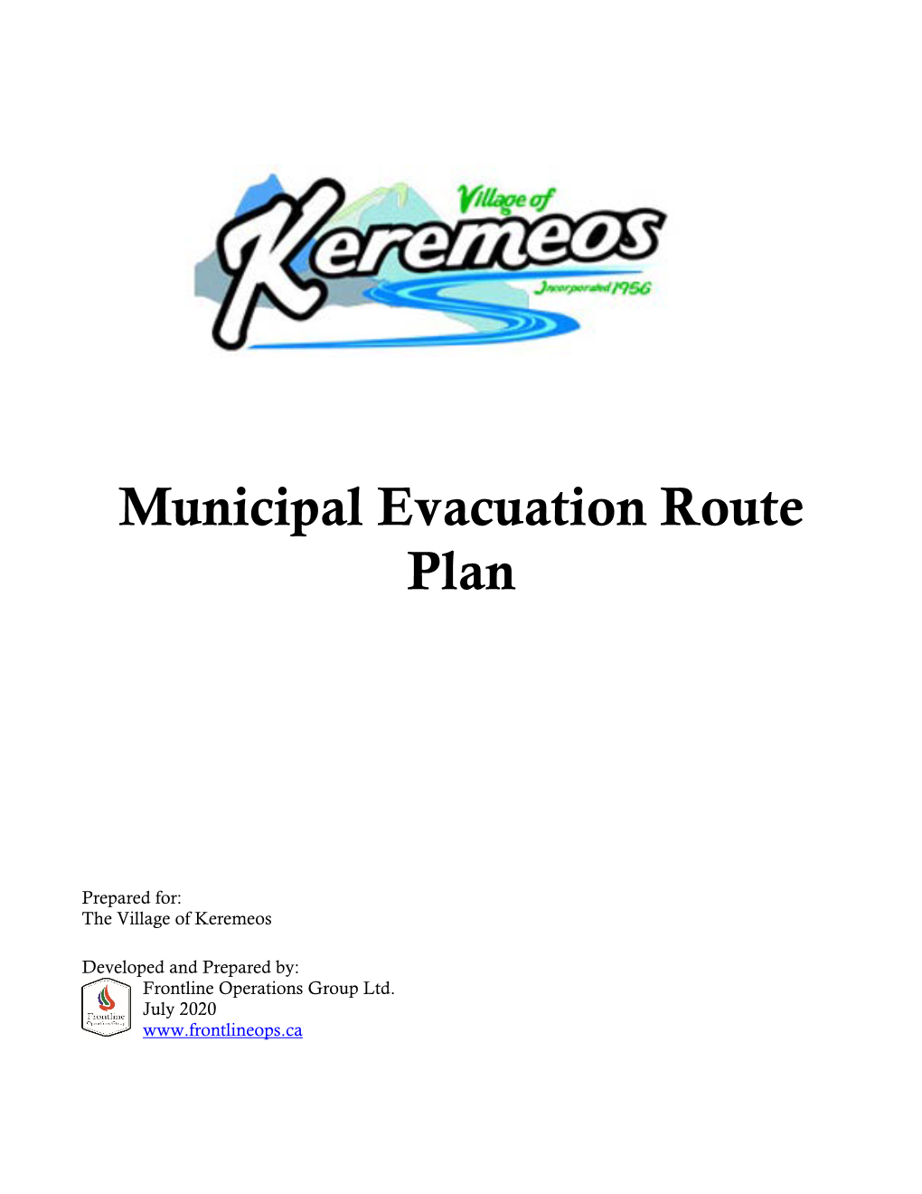 Keremeos Evacuation Route Plan