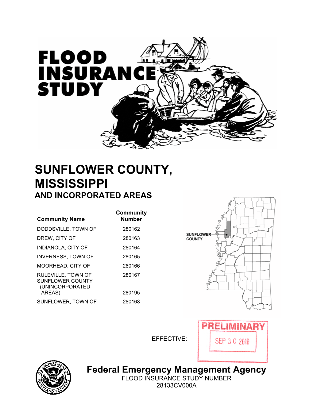 Sunflower County, Mississippi and Incorporated Areas