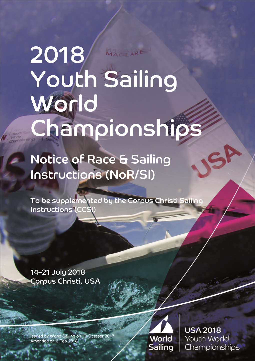 Notice of Race & Sailing Instructions (Nor/SI)