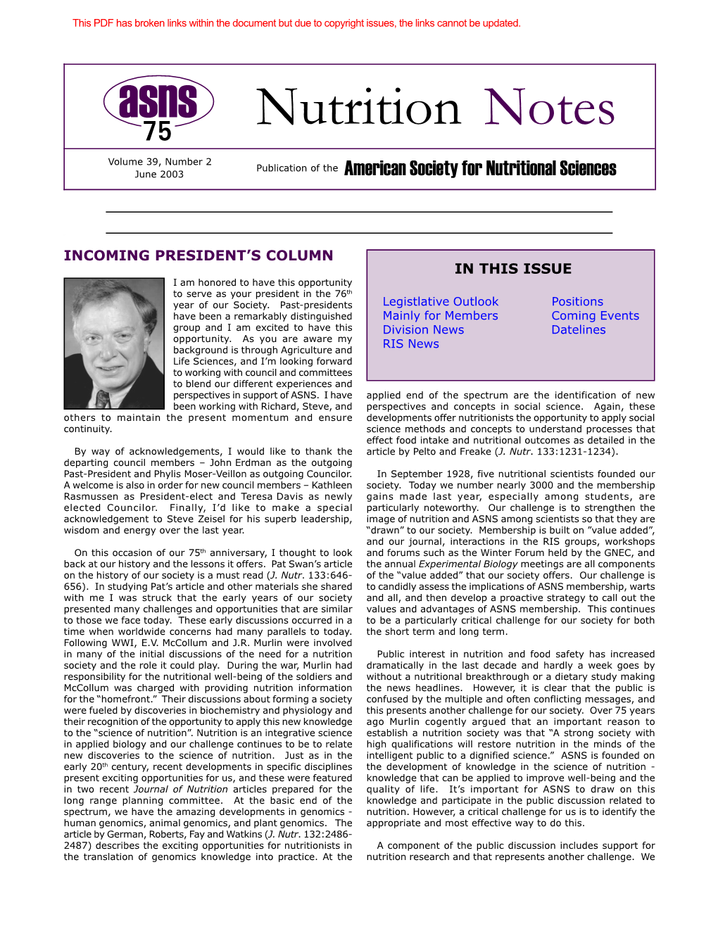 Notes Nutrition Asns