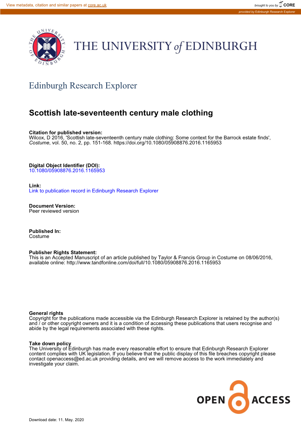 Edinburgh Research Explorer