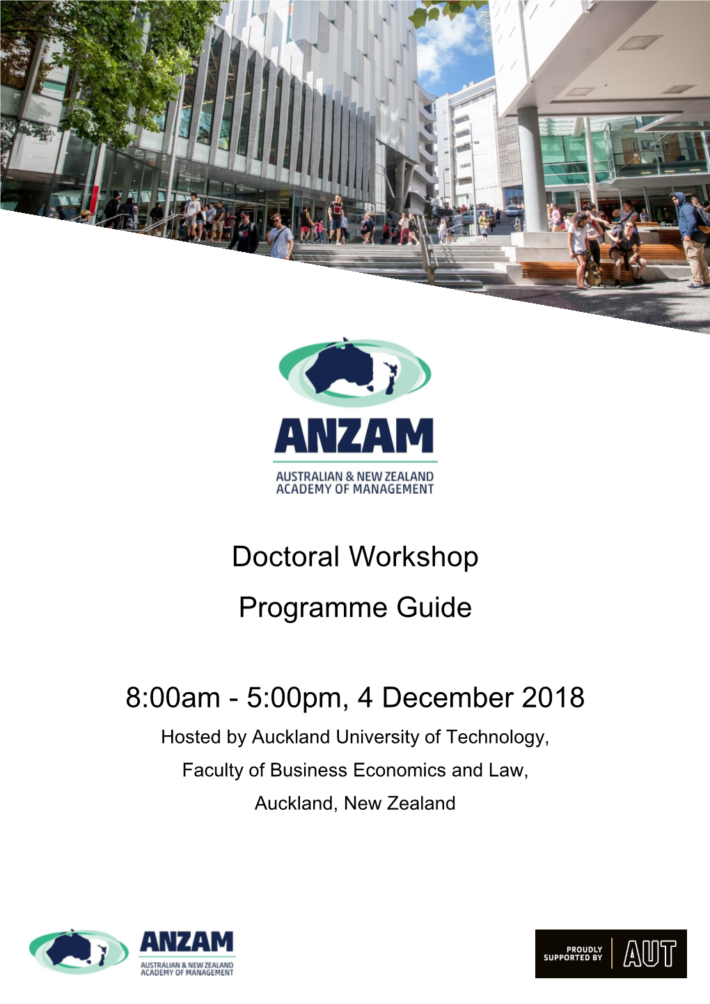 Doctoral Workshop Programme Guide 8:00Am