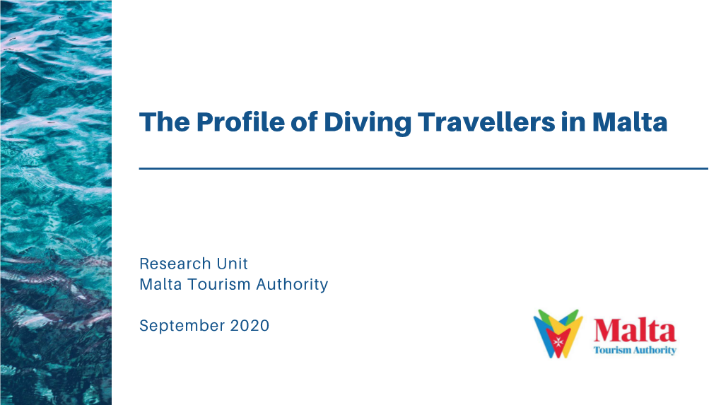 Theprofileofdivingtravellersinm