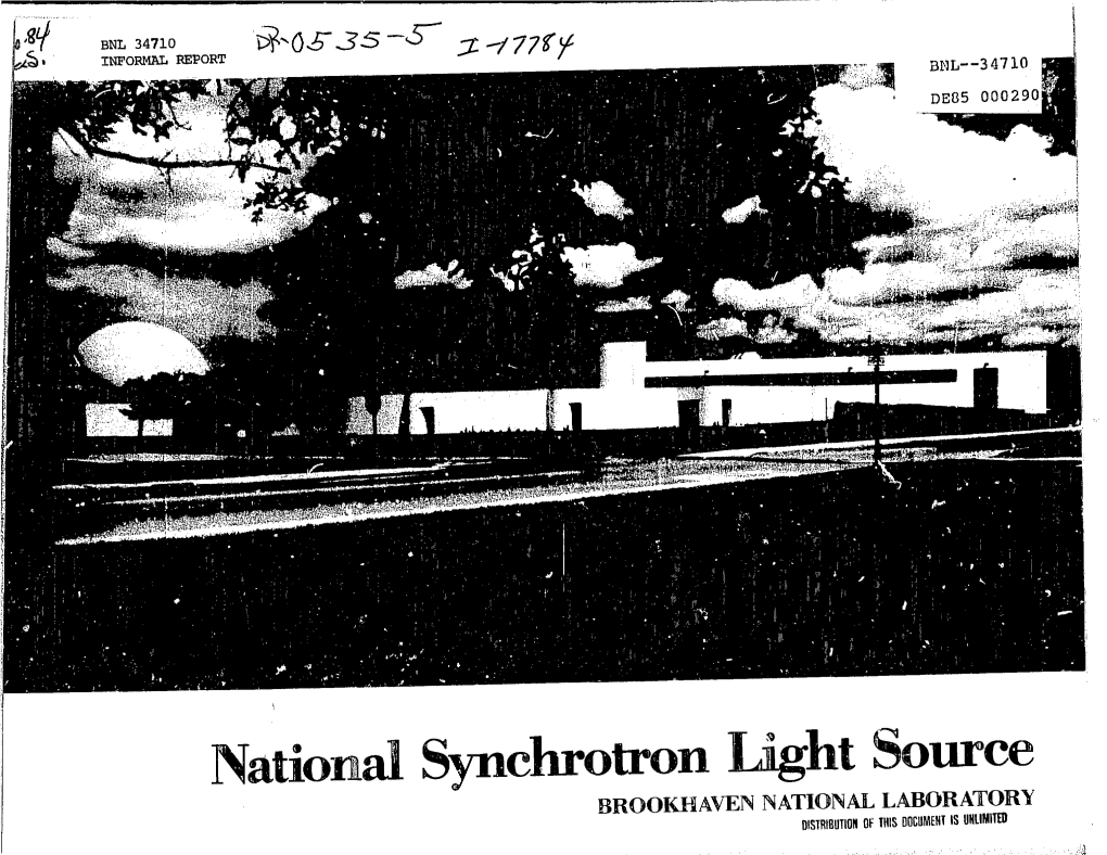 Synchrotron Light Source