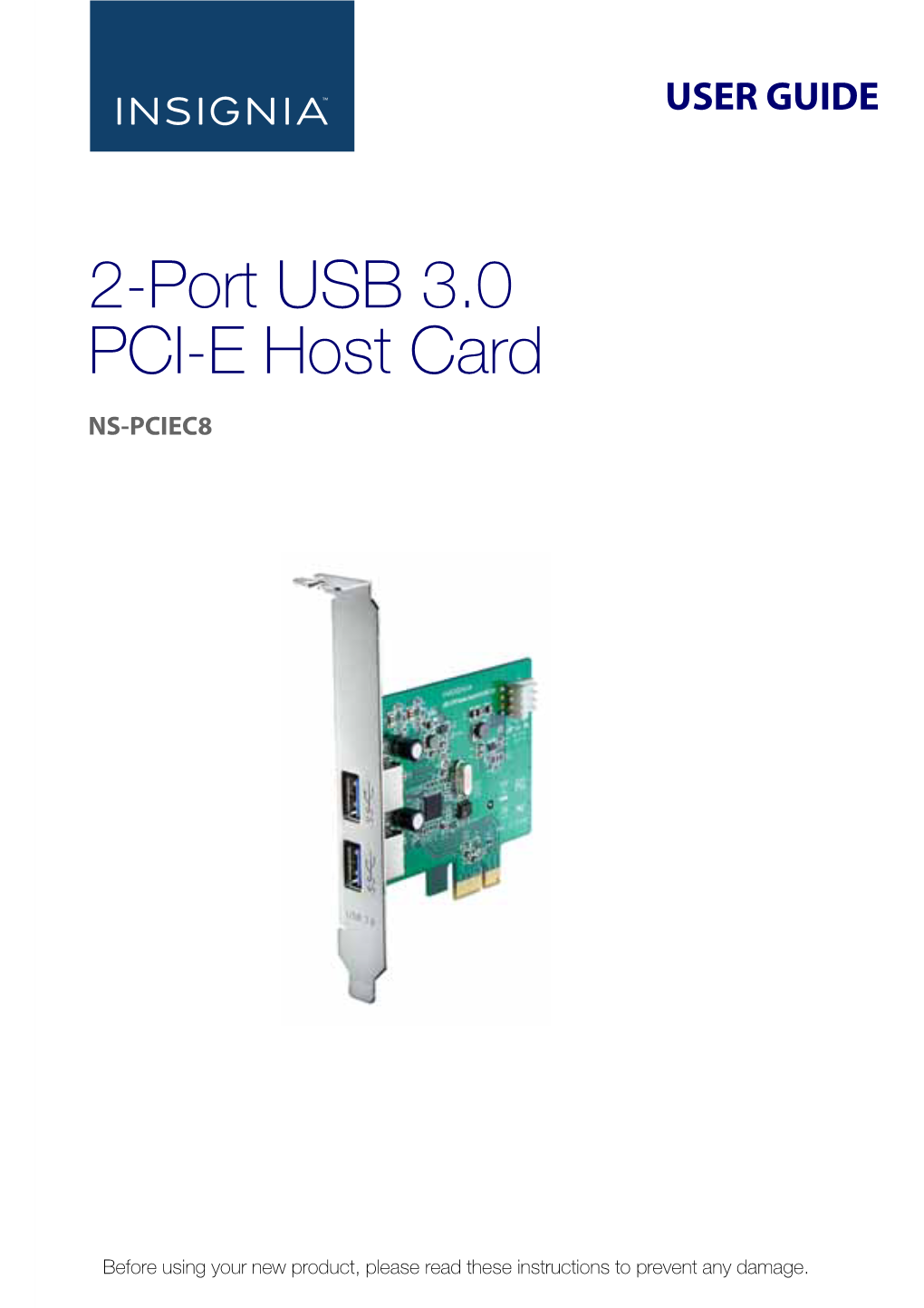 2-Port USB 3.0 PCI-E Host Card