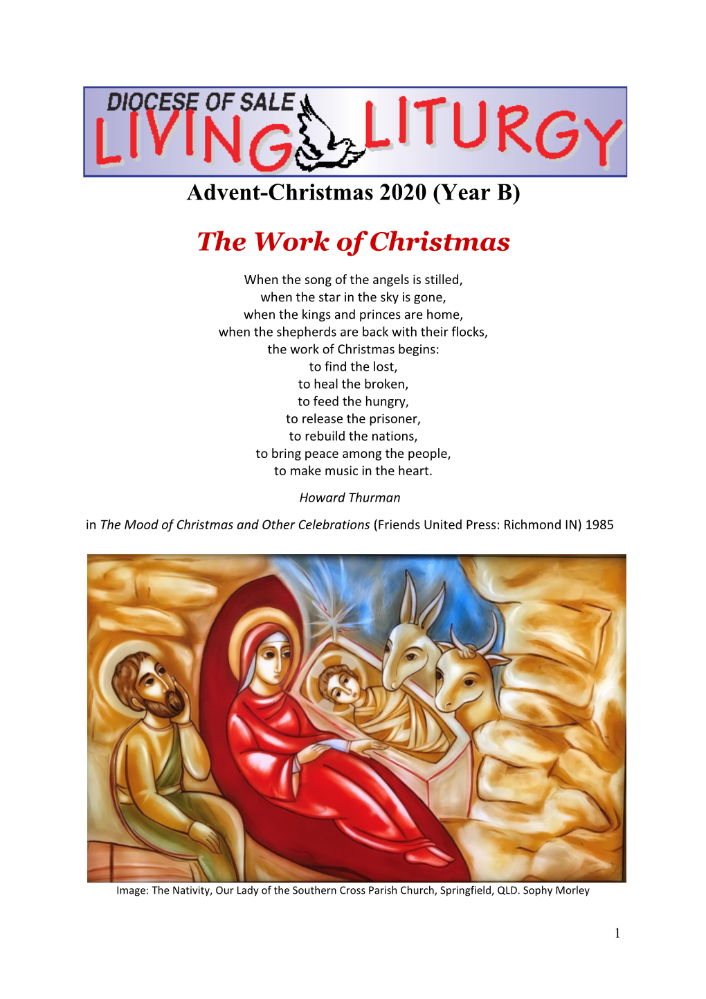 Living Liturgy (Advent Christmas 2020 Year