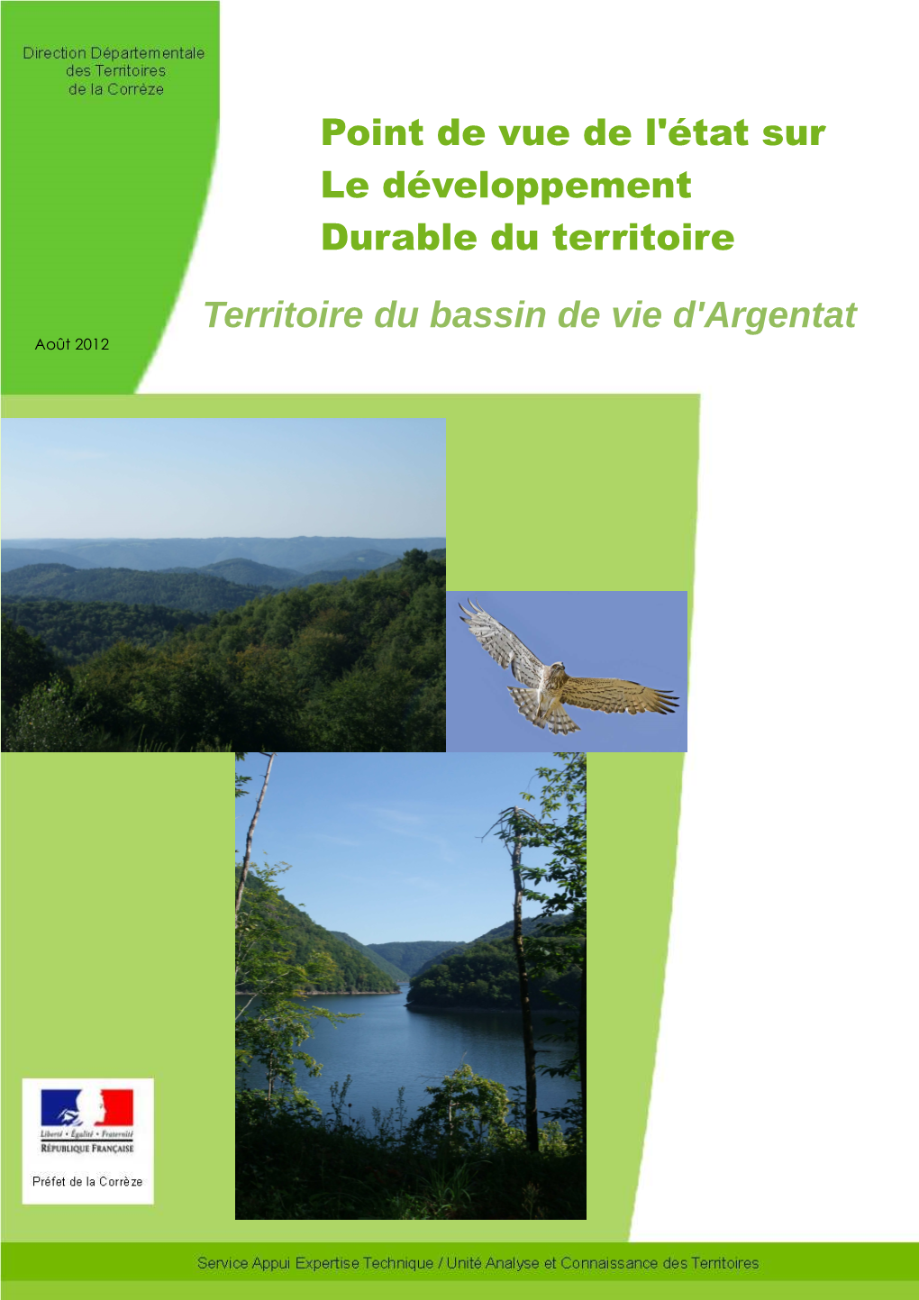 Territoire Du Bassin De Vie D'argentat Août 2012