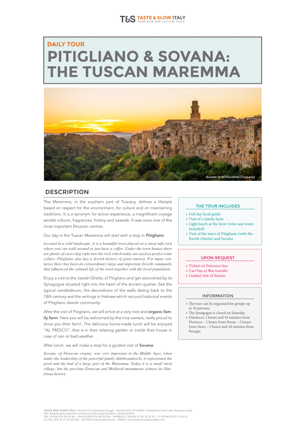 Pitigliano & Sovana: the Tuscan Maremma
