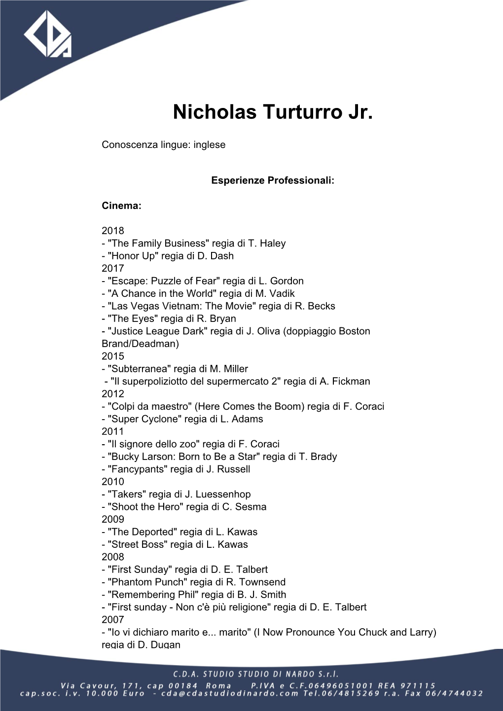 Nicholas Turturro Jr