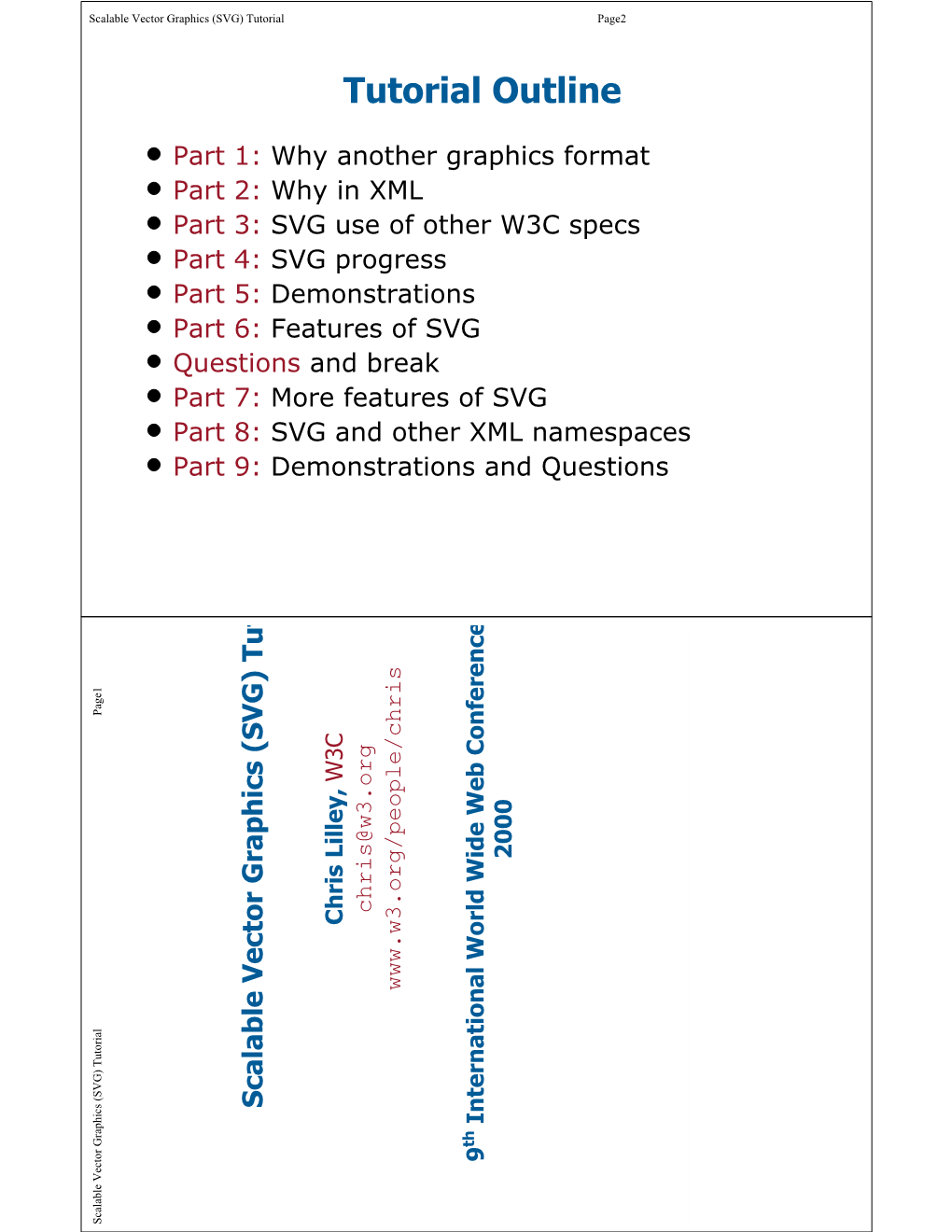 Scalable Vector Graphics (SVG) Tutorial Page1