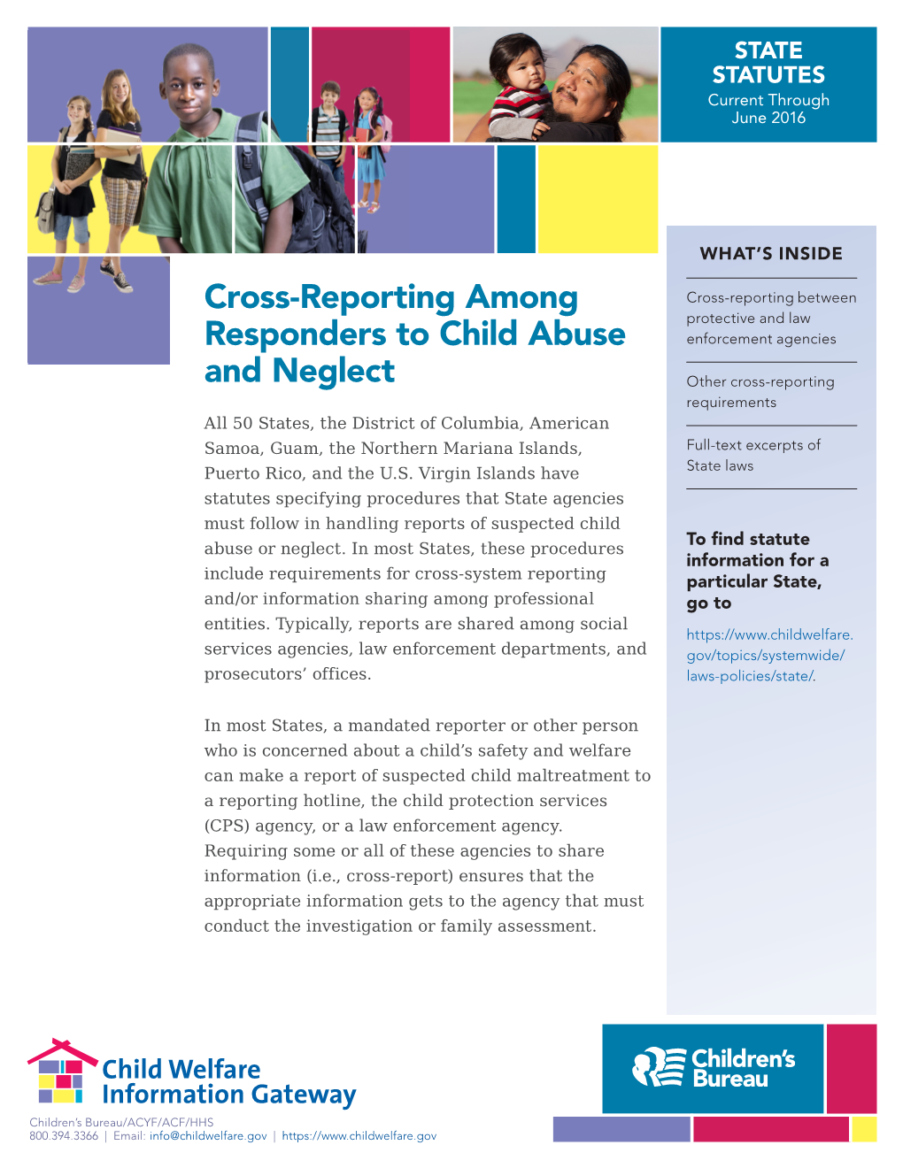 Cross-Reporting Among Responders to Child Abuse and Neglect