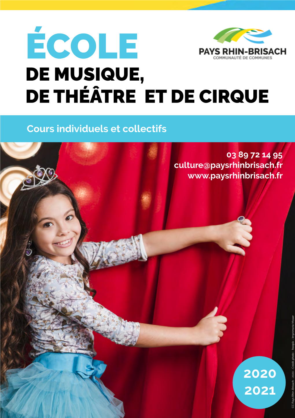 Brochure Annuelle 2020/2021 De L'école De Musique, De Théâtre Et De