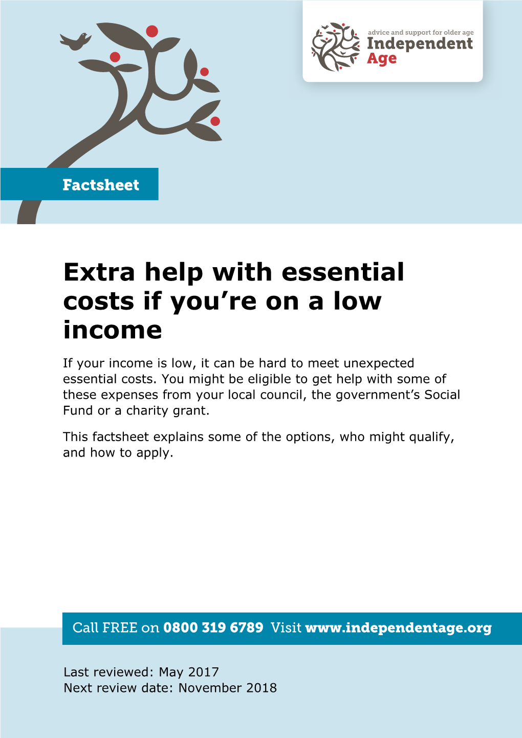 Extra Help with Essential Costs If You're on a Low Income