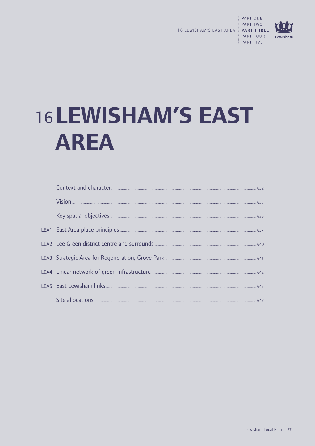 Lewisham Local Plan 631 Context and Character