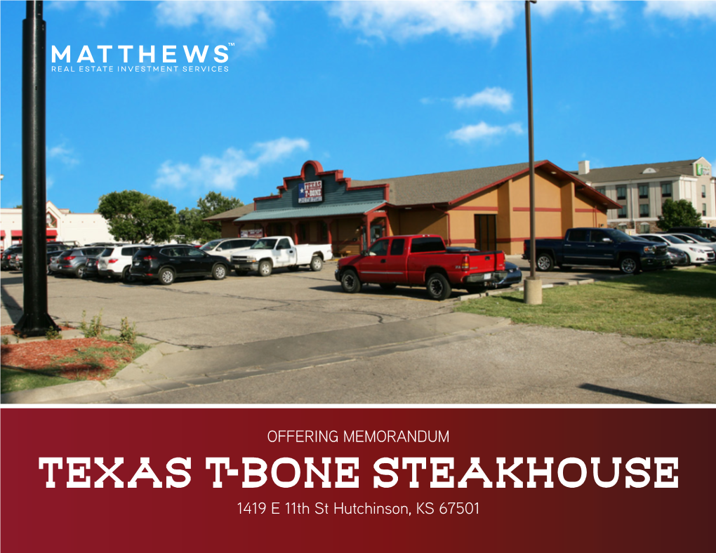 Texas T-Bone Steakhouse at 1419 E 11Th St Hutchinson, KS 67501