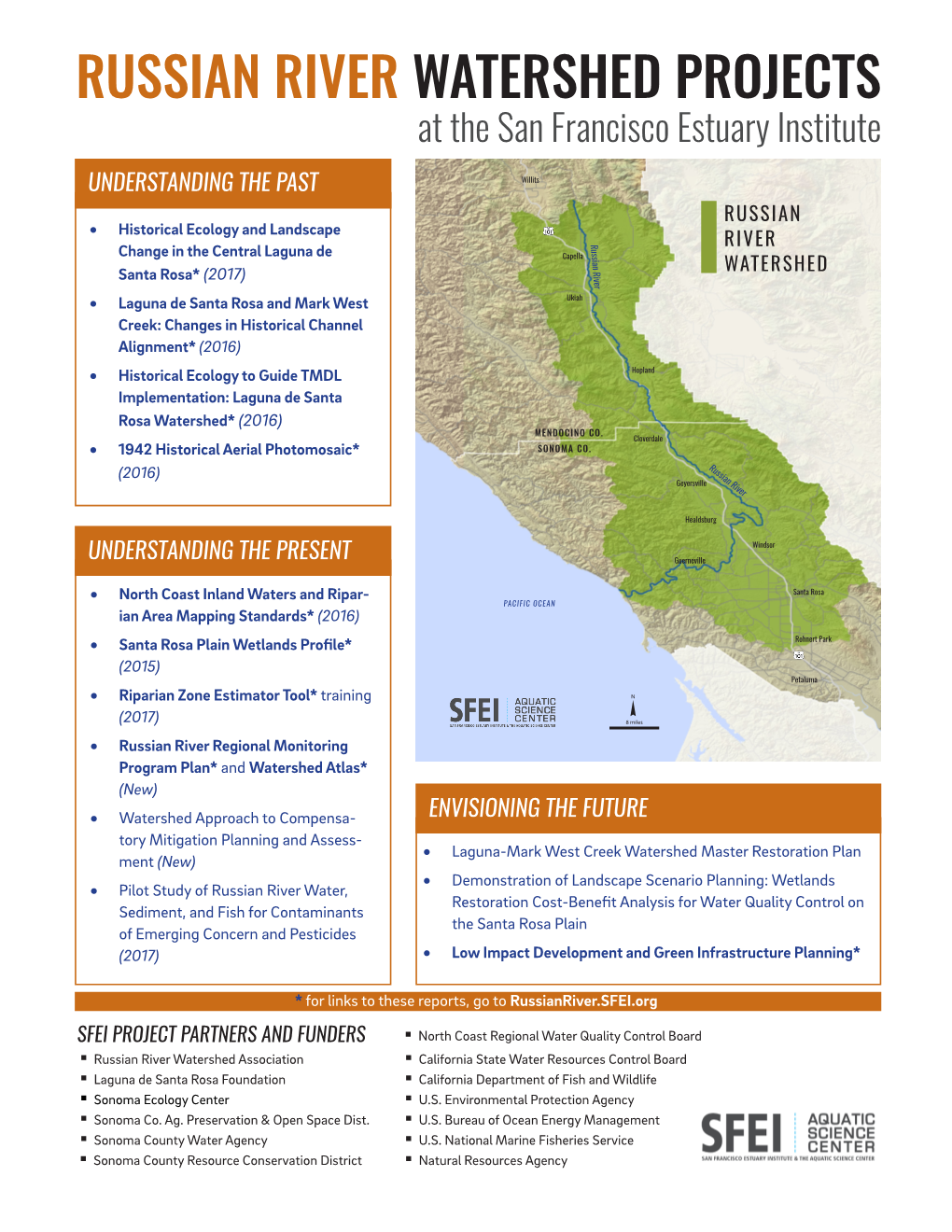 RUSSIAN RIVER WATERSHED PROJECTS at the San Francisco Estuary Institute
