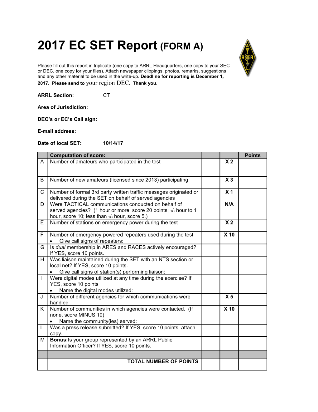 2004 EC SET Report