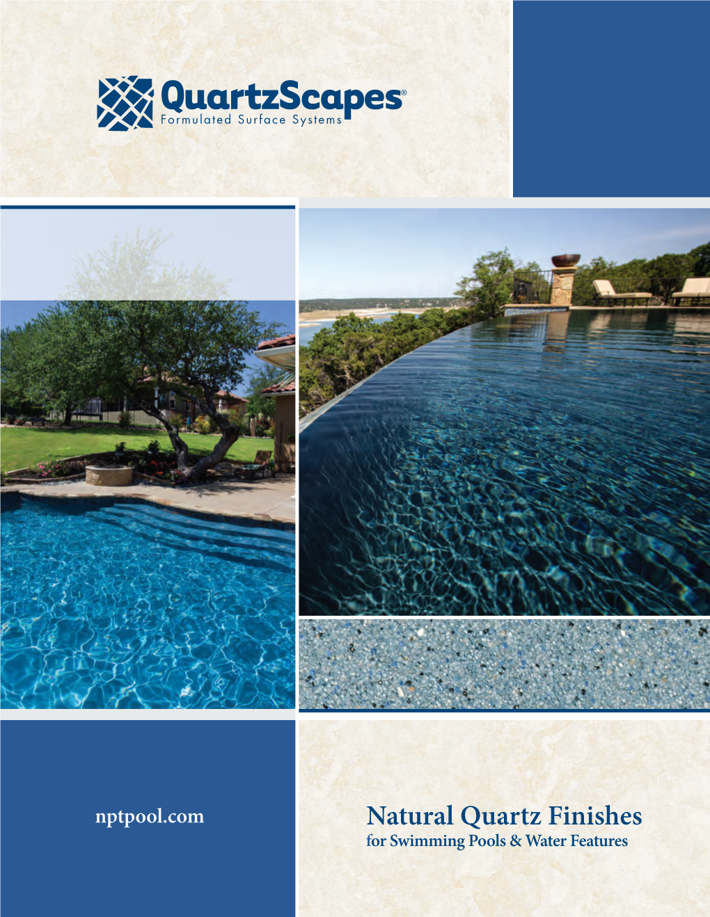 Natural Quartz Finishes for Swimming Pools & Water Features Nptpool.Com