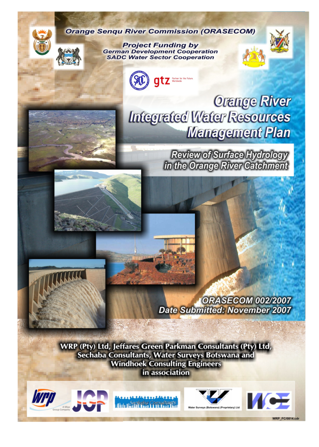 Review of Surface Hydrology in the Orange River Catchment